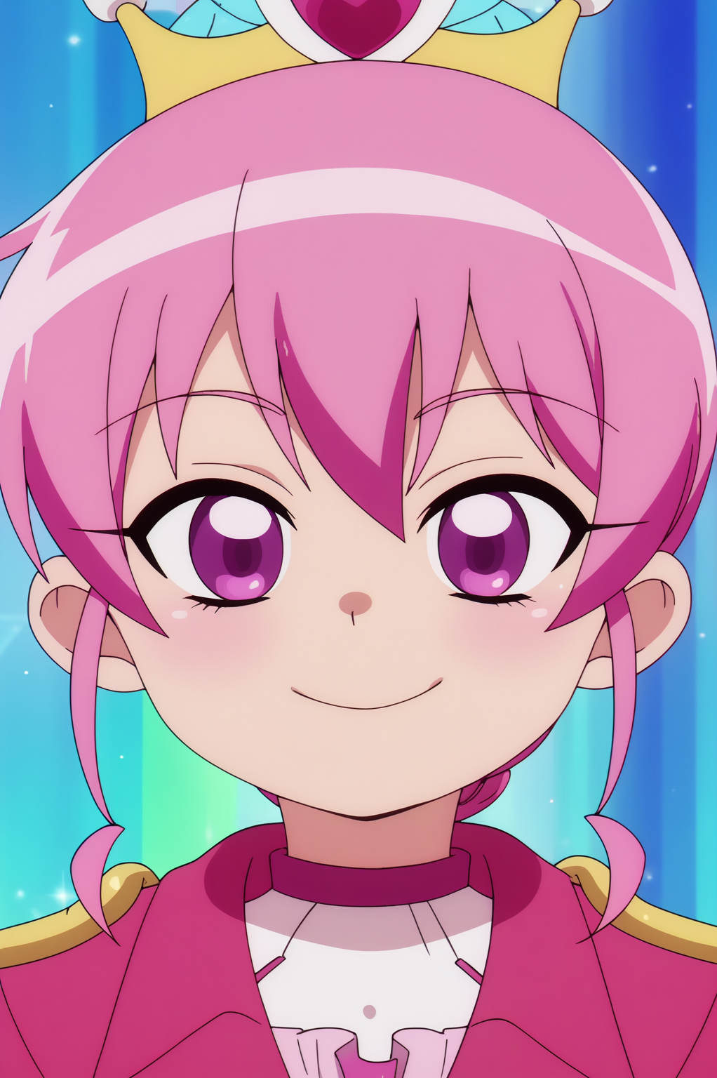 anime screencap, consistent background,   Nikorara, upper body, light smile <lora:Onimai-Nikorara-PDXL:0.8>