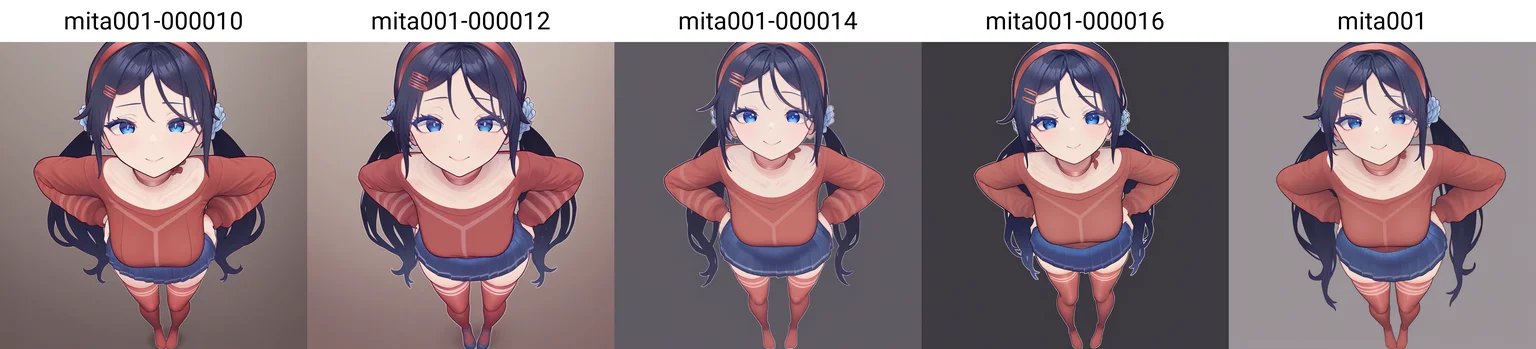 masterpiece,best quality,newest,absurdres,highres,
mita/,solo,a girl,simple background,<lora:mita001-000010:1>,facing viewer,full body,red thighhighs,long long sleeves,red sweater,blue eyes,standing,(leaning forward:0.8),fisheye,facing viewer,hands on hips,2 hair ornaments,