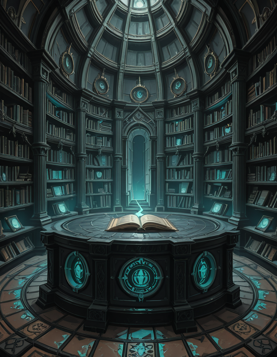 Buried deep within the necromancerâs fortress lies the Library of the Forgotten, an ancient, labyrinthine archive where no living hands have ever turned a page. The immense chamber stretches endlessly into the darkness, its towering bookshelves carved from obsidian and bone, spiraling upwards into unseen heights. The very air hums with an eerie resonance, filled with the whispers of knowledge long abandoned by the mortal world.
The shelves are packed with tomes bound in withered flesh, their covers etched with shifting runes that glow faintly with unholy light. Some books seem to breathe, their spines expanding and contracting like living creatures, while others are locked with chains of rusted iron, sealed by ancient curses too dangerous to be unleashed. Scrolls, brittle with age yet untouched by time, hover in the air, slowly unraveling and reforming, as if reading themselves in a silent, endless cycle.
At the heart of the library stands a massive circular desk, hewn from black stone and inlaid with veins of glowing green energy. Upon its surface, quills made from skeletal fingers hover above open grimoires, tirelessly transcribing forbidden knowledge in ink that shimmers like liquid shadow. Dust does not settle hereâonly the weight of forgotten secrets, pressing down like an invisible hand upon any who dare enter.
Above, the ceiling is a vast cosmic void, an endless expanse of swirling darkness where distant, malevolent stars flicker in unnatural constellations. Occasionally, something moves between the stars, a shape vast and unknowable, watching the library in silence.
In the farthest reaches of the chamber, towering stone monoliths stand, inscribed with ever-shifting text in a thousand dead languages. Some glow faintly, others pulse like beating hearts, their inscriptions rearranging as if whispering among themselves. The floor between them is covered in intricate ritual circles, their markings pulsating with a faint, necrotic glow, hinting at the presence of knowledge too terrible to be contained within mere books.
No footsteps ever disturb the silence, no voices break the eternal stillnessâonly the endless rustling of pages turning on their own, the quiet scraping of phantom quills, and the occasional, distant sound of something shifting among the shelves.
This is not a place of learning.
It is a tomb of knowledge, a repository of secrets too dangerous to be spoken, where books are not just readâthey watch, listen, and remember.
Style & Mood :
- Dark fantasy, gothic horror, necromantic aesthetics
- Cinematic, highly detailed, eerie lighting
- Infernal atmosphere, filled with shadows, glowing runes, and whispering books
- Inspired by the works of ZdzisÅaw BeksiÅski, H.R. Giger, and dark medieval occultism 
<lora:SDXLFaeTastic2400:0.4> <lora:extremely_detailed:0.4> extremely detailed,necromancer l1br4ry, <lora:necromancer_l1br4ry-i:1>, Masterpiece,best quality,hi res,8k,hi res,8k,award winning,(sharp focus, intricate, highly detailed),