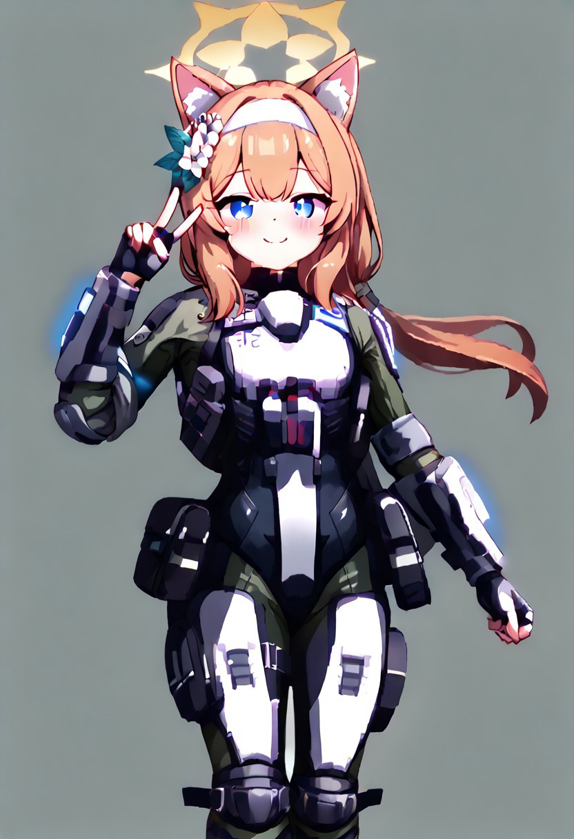 score_9, score_8_up, score_7_up, upper body Mari_(Track)_(Blue_Archive), blue_eyes, orange_hair, braid, long_hair, flat_chest, halo, hair_flower, animal_ear_fluff, white_hairband Mari_(Blue_Archive), Mari_(Blue_Archive), upper
<lora:paw-pose-ponyxl-lora-nochekaiser:1>, paw pose
((((((((g4t3s outfit))))))) easynegative, Mari_(Blue_Archive), g4t3s, pixelart,pixel
<lora:Gates Titanfall Character_epoch_10:0.7>, 1girl, g4t3s, 3d, armor, knee pads, elbow pads, shoulder pads, science fiction, bloom, cropped legs, v-sign, bodysuit, looking at viewer,round eyes,cute,kawaii,