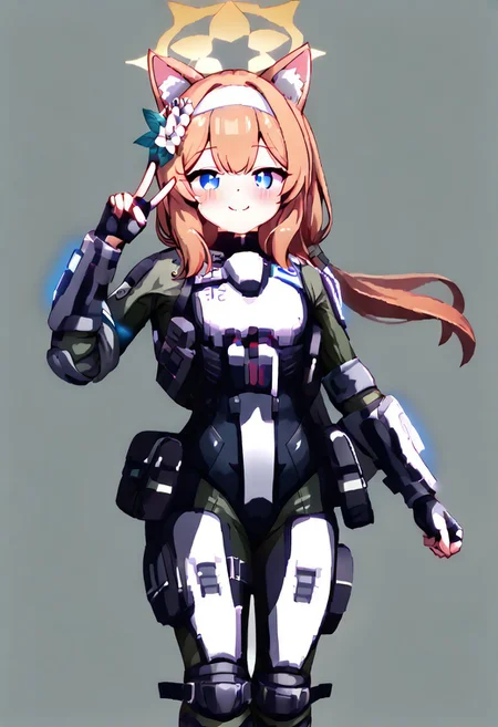 score_9, score_8_up, score_7_up, upper body Mari_(Track)_(Blue_Archive), blue_eyes, orange_hair, braid, long_hair, flat_chest, halo, hair_flower, animal_ear_fluff, white_hairband Mari_(Blue_Archive), Mari_(Blue_Archive), upper
<lora:paw-pose-ponyxl-lora-nochekaiser:1>, paw pose
((((((((g4t3s outfit))))))) easynegative, Mari_(Blue_Archive), g4t3s, pixelart,pixel
<lora:Gates Titanfall Character_epoch_10:0.7>, 1girl, g4t3s, 3d, armor, knee pads, elbow pads, shoulder pads, science fiction, bloom, cropped legs, v-sign, bodysuit, looking at viewer,round eyes,cute,kawaii,