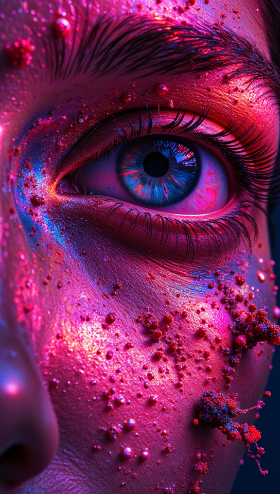 masterpiece, 4k, 8k, sharp, a photography of a cozy vintage bedroom full of a smoth surface with moss made of opal like product visualization, it has very intricate details that are pink embedded in the skin, the light is cinematic and like a studio lighting. the smoth surface with moss is on a moth opalescence.
detailmaximizer, Midjourney_Whisper <lora:[Flux1]_aidmaPsychadelicChaosWorld-FLUX-v0.1:0.3> <lora:[Flux1]_aidmaImageUpgrader-FLUX-V0.1:0.1> <lora:[Flux1]_midjourney_whisper_flux_lora_v01:0.6> <lora:[Flux1]_Painted_World_Flux:1>