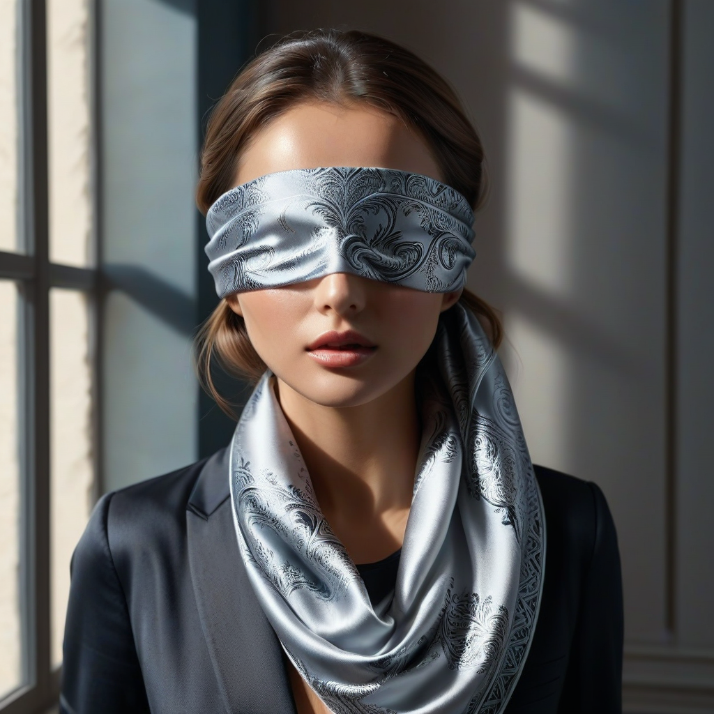 UHD, 4k, ultra detailed, cinematic, a photograph of 
A <lora:Graphite_Sketch:0.7>   satin_scarf_blindfold,casting shadow, different shadow, window casting shadow light, cinematography, detailed, detailed background, detailed face, high quality, 8k,
<lora:satin_scarf_blindfold:0.7>