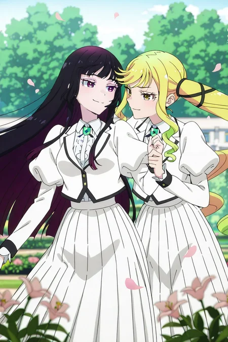 <lora:rocklady.il:1>,
rocklady,
2girls,
otoha, liisa,