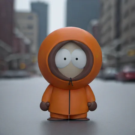 kenny in a city <lora:SouthPark3D1024-000315:0.8>