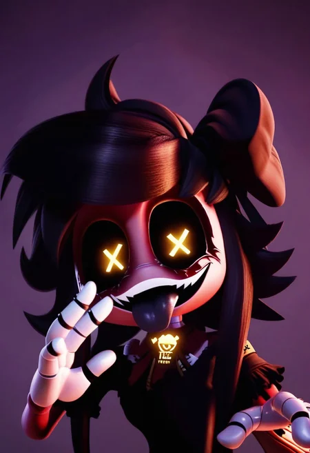 detailed background, shiny skin, posing, rating safe,
<lora:mdcyn.pony:1>,
mdcyn, tessa, lit face
open mouth, tongue out, black tongue, half-closed eyes,