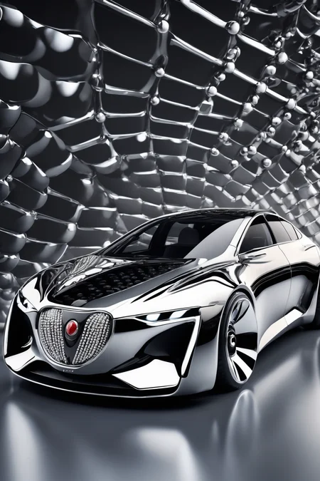 score_9, score_8_up, score_7_up, futuristic luxury sedan made from chrome-steel ball bearings, valley, detailed background, <lora:Balls_of_Chrome_Steel:0.2>, <lora:add-detail-xl:1>