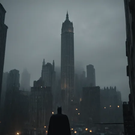 cinematic film still of <lora:perfection style:0.6>
<lora:gotham city style v2:0.8>
<lora:Chiaroscuro Lighting Style:0.6>
Gotham City a city with a wayne tower in the middle of it Gotham City Style,outdoors,sky,no humans,night,building,star (sky),night sky,scenery,starry sky,city,cityscape,dark,tower,city lights , detailed, real, different, unique, cinematic, dramatic, concept art, filmic, detailed background, detailed settings, artstation, gothic New York, gotham city style, shallow depth of field, vignette, highly detailed, high budget, bokeh, cinemascope, moody, epic, gorgeous, film grain, grainy