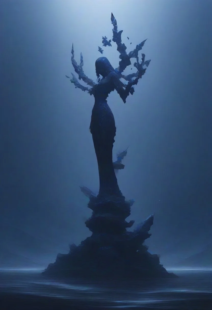 Crystal crow sculpture,
BREAK
masterpiece, best quality, good quality, very awa, very aesthetic, absurdres, newest, (Perfect details),(****),