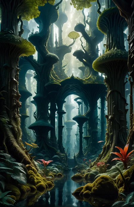 a beautiful matte painting of glass forest, m. c. escher and gustave dore and sam spratt, cinematic, dynamic lighting, concept art, realistic, realism, colorful
and high sharpness, Sony Alpha 7R IV, 50mm lens, f/2.8 , 1/50s , iso3200
close-up ,  <lora:sdxl_photorealistic_slider_v1:2> ð¥° 
and Fantasy , Exaggeration , Surreal<lora:add-detail-xl:1>  â¨