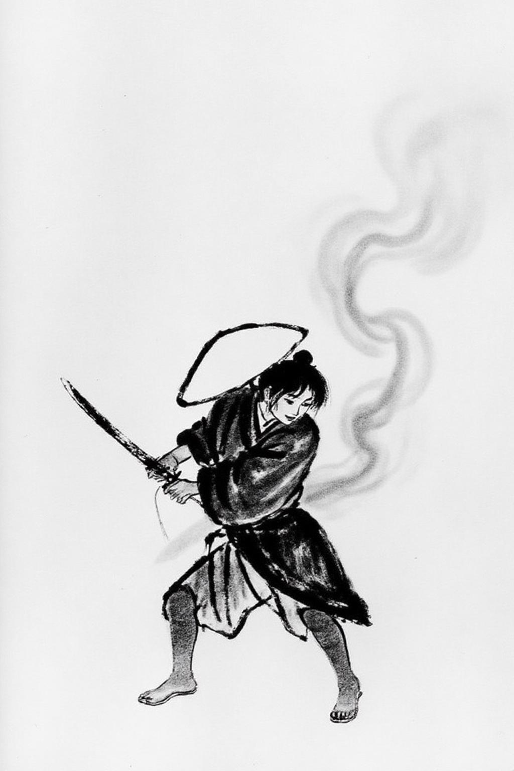 qbs1 minimalist ink wash painting.
A female Japanese samurai warrior wielding a katana, blending form with reality. Glitching the surreal with blurred dreams on a white background. Woven light fuses delicatly with whispering shimmers creating a eyecatching and masterpiece artwork. drifting fog, cracked light and smokey haze in floating threads finishes the dreamlike reality. The background is stark white   <lora:qbs1_cap_d6a3e12:1.0><lora:818449367641009857:0>