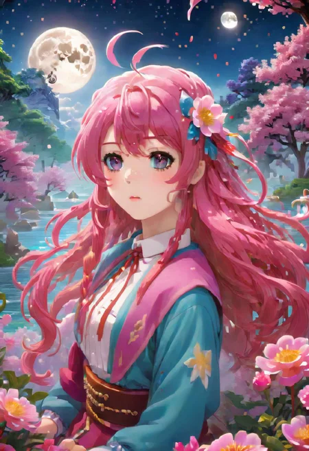 (masterpiece), (best quality), (ultra-detailed), stunning fantasy artwork blending Japanese and magical elements, featuring a Animal with gravity-defying long, their pink petals contrasting with the dark night sky and a crescent moon casting a soft glow, with a serene body of water reflecting the moonlight in the background; created in a highly detailed and vibrant style, balancing realism with fantastical elements, and a rich color palette of reds, pinks, and deep blues, evoking an atmosphere of mystery, beauty, and a touch of danger (assassinkahb style, a black and white photo, japanese writing on the back, solo, white background, jacket, monochrome, upper body, greyscale, male focus, long hair in wind, weapon, clothes writing:1.4),undefined, illustration, disheveled hair, detailed eyes, perfect composition, moist skin, intricate details, earrings, by wlop, photograph , 50mm . cinematic 4k epic detailed 4k epic detailed photograph shot on kodak detailed cinematic hbo dark moody, 35mm photo, grainy, vignette, vintage, Kodachrome, Lomography, stained, highly detailed, found footage