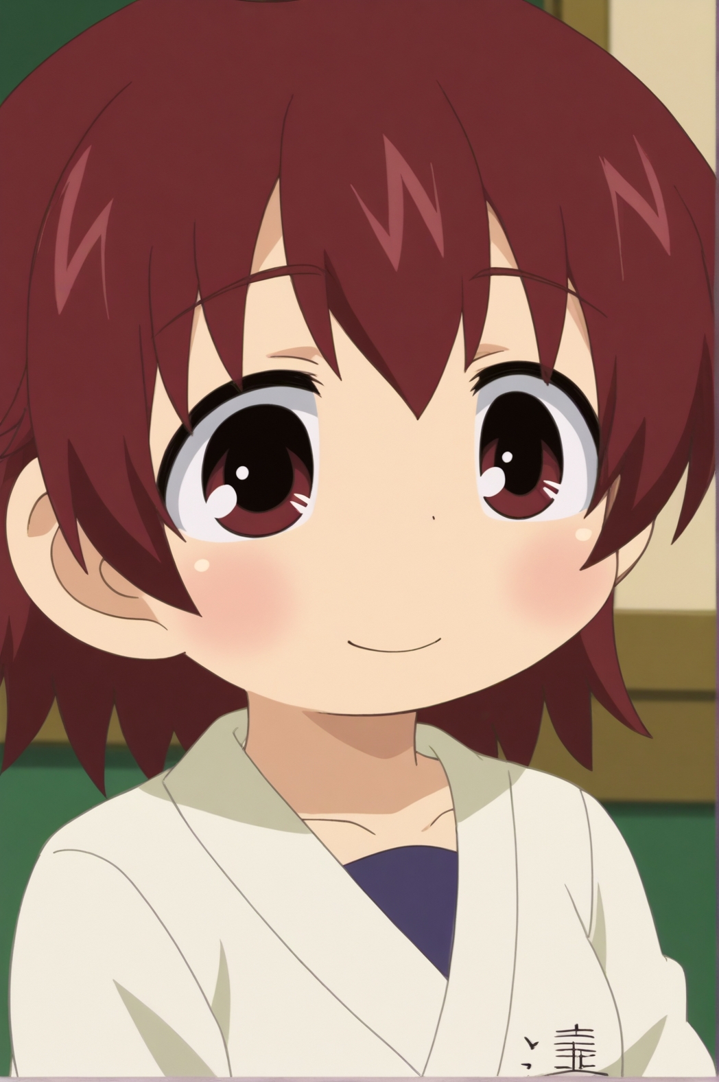 rating safe, Futaba Marui, upper body, light smile,  <lora:Mitsudomoe-Futaba_Marui-PDXL:0.8> <lora:sdxl_lightning_4step_lora.safetensors:1.0>