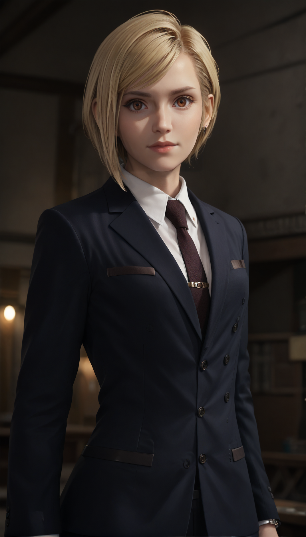 score_9, score_8_up, score_7_up, rating_safe
<lora:ElenaFF7Rebirth-10:1> el3nar3b1rth, 1girl, brown eyes, blonde hair, suit,
