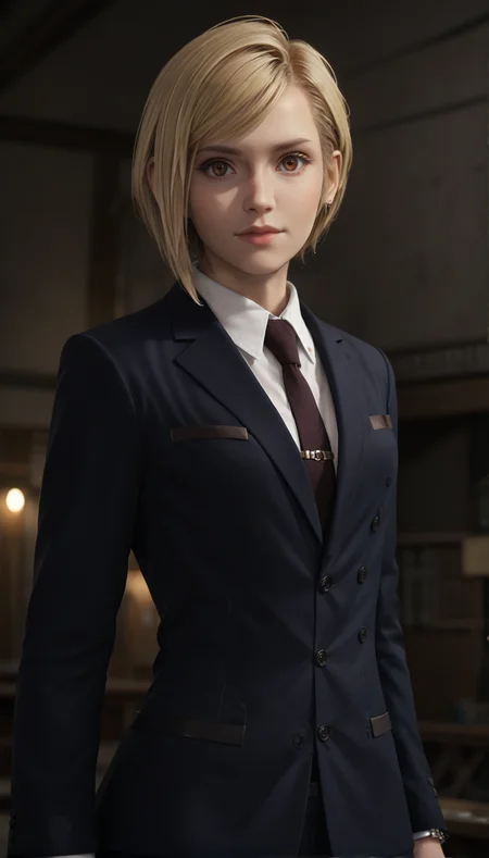 score_9, score_8_up, score_7_up, rating_safe
<lora:ElenaFF7Rebirth-10:1> el3nar3b1rth, 1girl, brown eyes, blonde hair, suit,