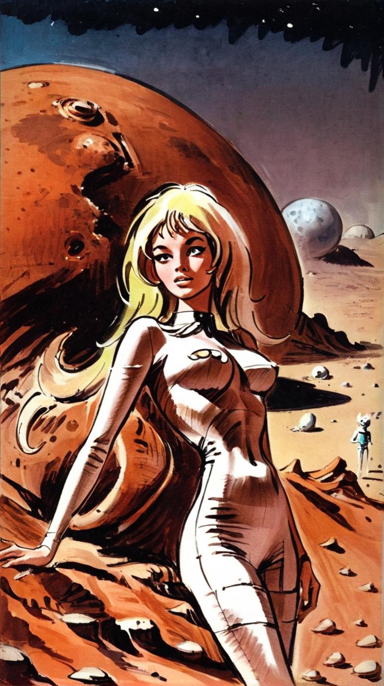 brlla1 girl on mars planet<lora:brlla1:1>