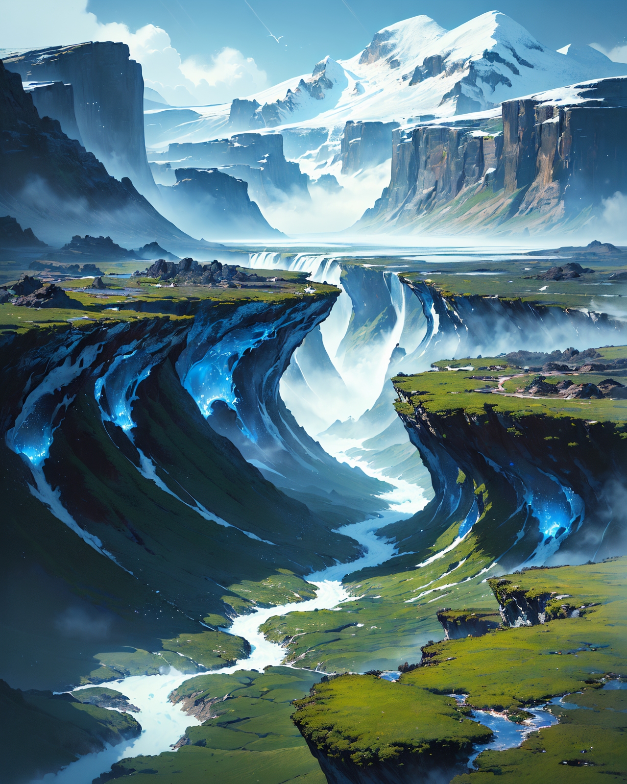 (masterpiece:1.4), (intricate details:1.4), (hyperrealistic:1.3),(painting:0.9),(fantasy landscape:1.3),
Biomechanical: (organic-metal hybrids), (pulsating veins), (alien ecosystems), (symbiotic structures),
Arctic tundra with permafrost patterns,  
Derecho storm flattening forests,  
Cavum holes in supercooled layers,  
Stormy greenish pre-tornado light, 
Yardang wind-sculpted ridges,  
Mountain range floating above quantum foam,
,
Rain of liquid mathematics,
( f/16, shutter speed 1/250 sec, iso6400, white balance cloudy, exposure compensation    "-2.0 ev", aperture priority shooting mode, rule of thirds, focus mode manual, spot metering:1.2),
<lora:JuggerCineXL2:1>,
 <lora:add-detail-xl:1.15>,
 <lora:WildcardX-XL-Detail-Enhancer:0.8>,
 <lora:sdxl_lightning_8step_lora:1>,
<lora:EnvyDramaticLightingXL02_photo:0.4>,
 <lora:xl_more_art-full_v1:0.6>,
 <lora:游戏概念场景（二次元方向）:0.15> HEZI ,
<lora:landscapes:0.3>,