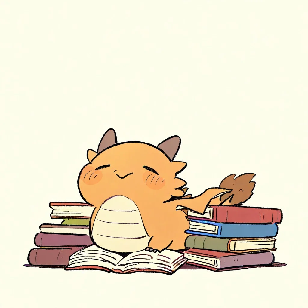(dragon:1.2), (cute:1.2) no-human, solo, dragon, cute, slipping over a pile of books, very awa, masterpiece, highres, absurdres, newest,
<lora:TA_trained:0.75>, chibi, <lora:ponyv4_noob1_2_adamW-000017:0.5>, <lora:shiroski:0.75>,