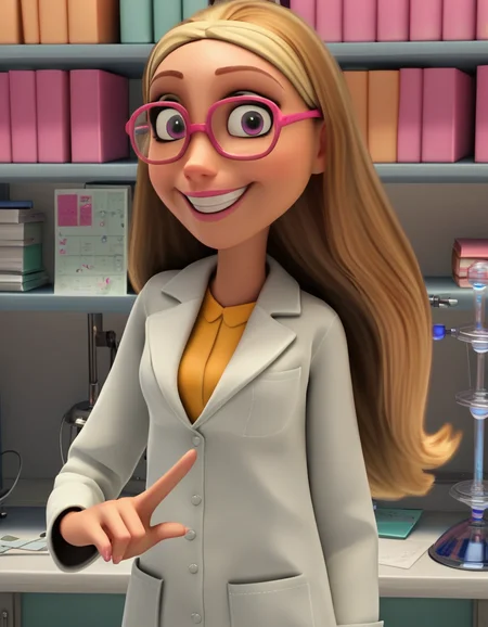 score_9, score_8_up, score_7_up, source_anime, <lora:honey-lemon-movie-ponyxl-lora-nochekaiser:1>, honey lemon, long hair, blonde hair, 3d,, glasses, pink-framed eyewear, coat, labcoat, white coat,, indoors, smile, looking at viewer, solo,, cowboy shot, dutch angle