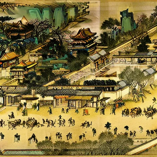 qingmingshanghe, <lora:qingmingshanghe>