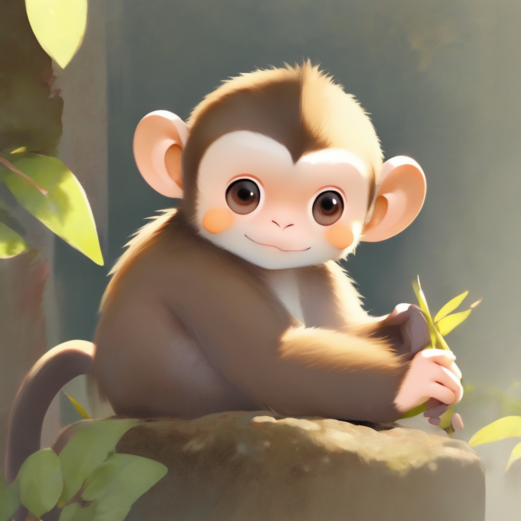 cute monkey. solo.
 <lora:loha_animal_sdxl:1>