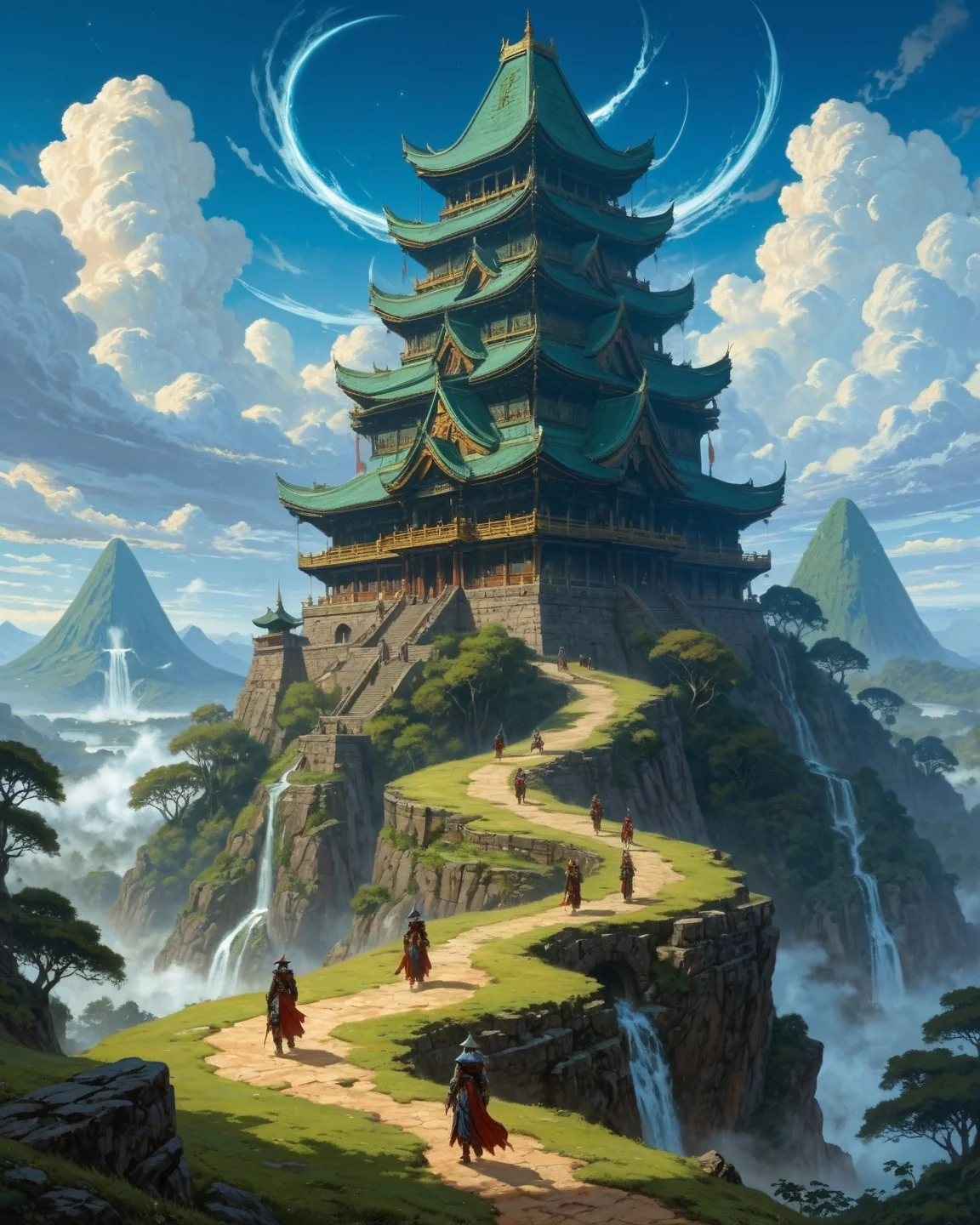 ethereal fantasy concept art of ethereal fantasy concept art of anime artwork Art painting by Masamune Shirow and yoshitaka amano and Tooth Wu, featured on Eddie Mendoza,, earth-serpent mound complexes where effigy pyramids grow medicinal herb beards, maintained by sacred geometry ant colonies,haunted vales where poltergeist storms shred stone, the air heavy with petrified screams that crystallizes into cursed diamonds,
<lora:iLLMythG0thicL1nes:0.7> G0thicL1nes,
<lora:extremely_detailed:0.7> extremely detailed ,
<lora:add-detail-xl:0.7>,
<lora:softdigital2x2:0.15>,
<lora:EpicF4nta5yXL:0.3>, . anime style, key visual, vibrant, studio anime, highly detailed . magnificent, celestial, ethereal, painterly, epic, majestic, magical, fantasy art, cover art, dreamy, magnificent, celestial, ethereal, painterly, epic, majestic, magical, fantasy art, cover art, dreamy