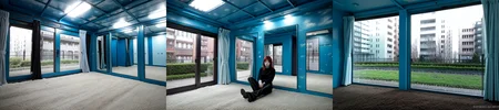 (otherworldly), highly insanely detailed, masterpiece, top quality, best quality, highres, 4k, 8k, RAW photo, (very aesthetic, beautiful and aesthetic),
1girl, asian female, facing viewer, turtleneck, pants,
<lora:MM5-v1:0.6>, blue wall, window, sitting, Magic Mirror Car, MM5, indoors,
1girl, solo,
(__lazy-wildcards/char/haircolor__),âââ