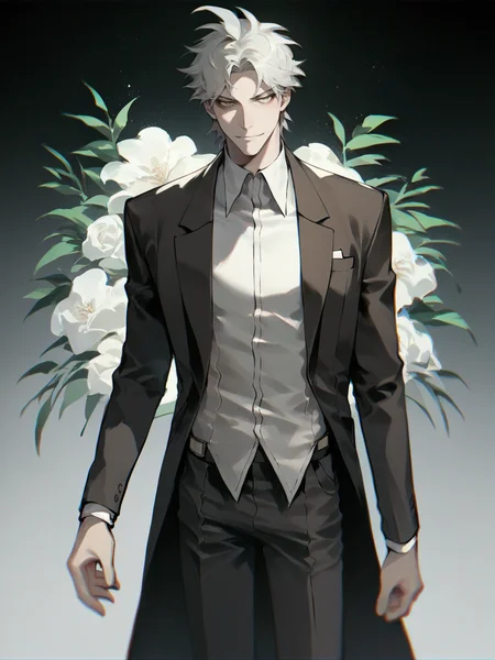 score_9, score_8_up, score_7_up, score_6_up, score_5_up, <lora:kiyoshiSTXLP:1> kiyoshist, 1boy, suit, solo