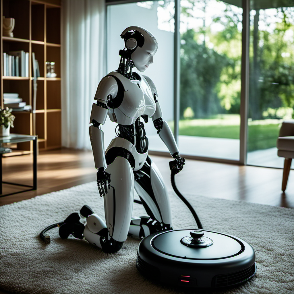 Allisfulloflove1024, robot, full body, vacuuming a livingroom,    highly detailed, photography, ultra sharp, film, bokeh, professional, 64k <lora:add-detail-xl:1.5> <lora:Allisfulloflove1024:0.7>