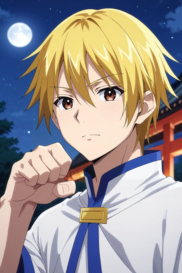 score_9, score_8_up, score_7_up, source_anime, rating_safe, , (photorealistic:0.6), looking at viewer, depth of field, 1boy, solo, male focus, <lora:keita_torii_pony:0.82>, keita_torii, blonde hair, brown eyes, upper body, great wall of china, night, full moon, paw pose, heart eyes, , <lora:sdxl_lightning_8step_lora:1>