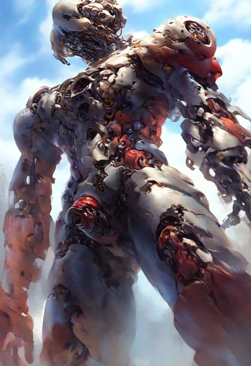 <use 8192 colors>, [professional::0.3]
[intricate:0.3:0.7]
[digital:0.7], 
Fantasy digital art |Cyborg Head with cocks instead of eyes | ultrarealistic, colorful | highly detailed | wide-angle | epic composition, rich of contrast | UHD, easynegative