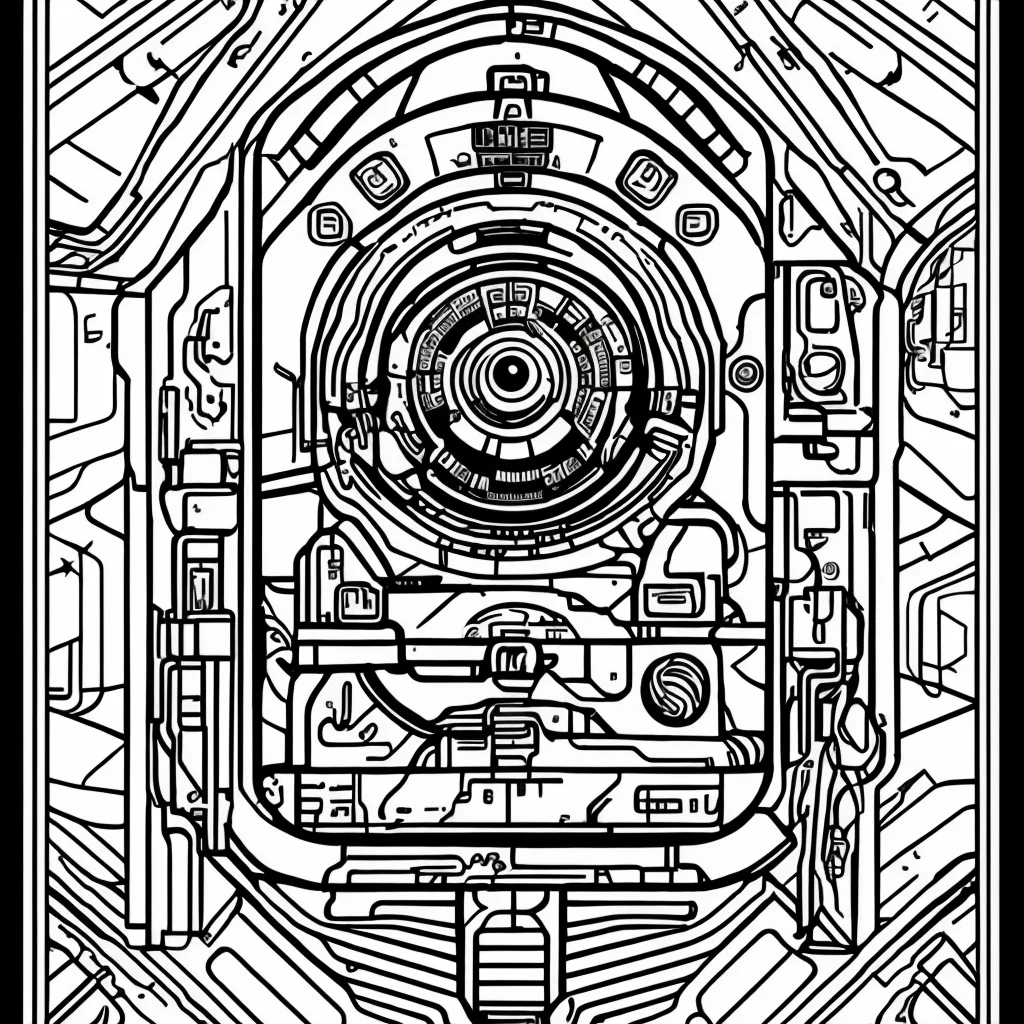 textless, best quality, line art adventure (military space serphm:1.2)