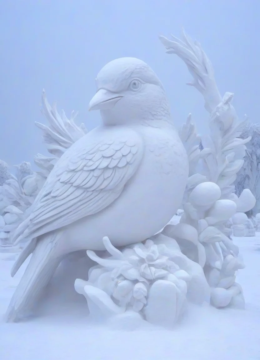 <lora:PE_SnowSculpture:0.8 > PESnowSculpture,Snowsculpture,
beautiful bird
masterpiece, high resolution, octance 4k, high detail,