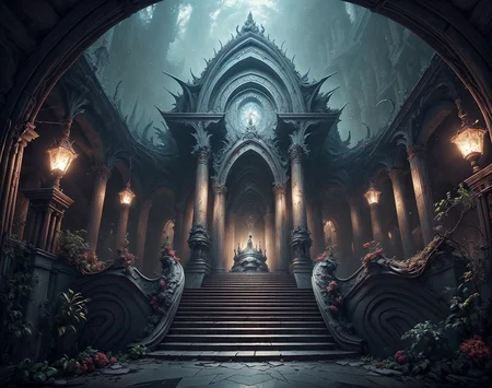 RAW photo, (masterpiece:1.3), subsurface scattering, heavy shadow, (high quality:1.4), (intricate, high detail:1.2), professional photography, HDR, High Dynamic Range, realistic, ultra realistic, photorealistic, high resolution, film photography, ambient lighting, atmospheric effects, <lora:detail_slider_v4:2>, OverallDetail, a sinister underground temple of the drow spider godess, darkelves, <lora:DarkElves-10:0.8>,epiCPhoto,