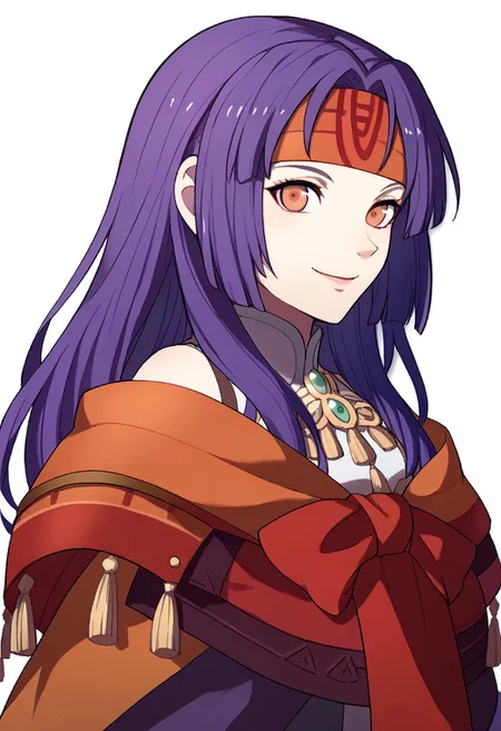 score_9, score_8_up, score_7_up, source_anime BREAK 1girl, solo, <lora:zs_FE3HPortraitsXL:1> fe3hportraits, upper body, white background,confident, sanaki, headband, petite, small breast, smile