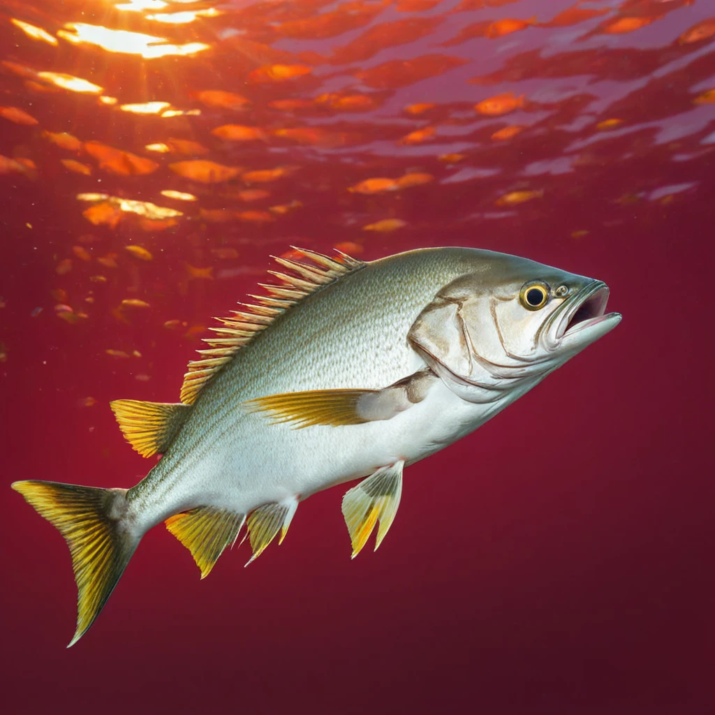(single fish showcase) <lora:60_fish_showcase:1.1>
Maroon background,
high quality, professional, highres, amazing, dramatic,
(Sunset at a bustling marketplace:0.5),