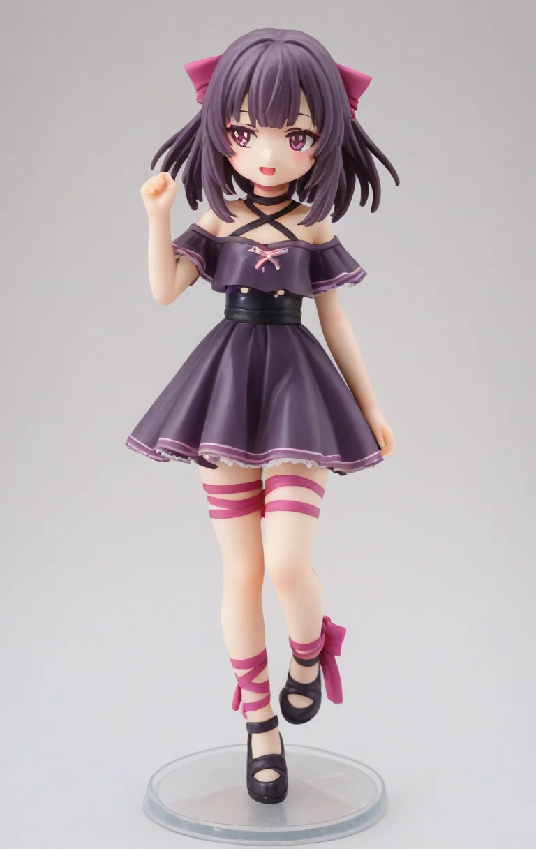 score_9, source_cartoon, 1girl, <lora:Anime_Figure_P1:0.7> figure, <lora:fallenshadow_pony:1> Fallenshadow, criss-cross halterneck, leg ribbon