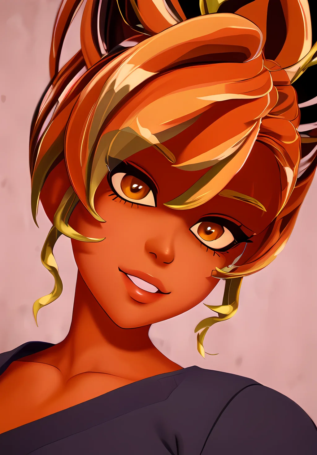 <lora:roxy:0.8>, roxy, 1girl, solo, portrait, smirk, (masterpiece, best quality, detailed:1.3), (highly detailed, high quality:1.3)