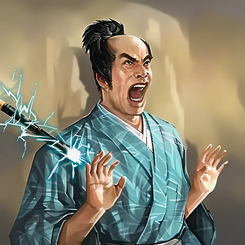 1boy, <lora:stun_baton:1.0>, stun baton, baton attack, electricity, <lora:moriyoshi_face_omg:1.1>, moriyoshi_face_omg, open mouth, upper body, raise hands, looking up,, zPDXLxxx, BREAK score_9, score_8_up, score_7_up, score_6_up, source_anime, best quality,