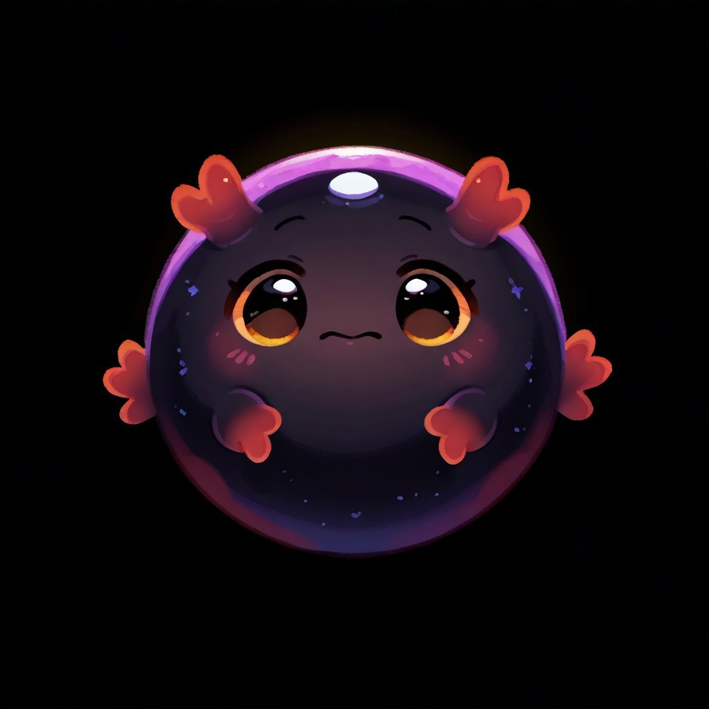 "(masterpiece, best quality, high quality, highres), very awa, highres, absurdres,
(naguru \(cyoroama\):0.9), (chii-kun \(seedyoulater\):0.7), pikaole, cute, 
round ball monster, eyes on top of head, solo,, no humans, black background
(no humans:1.1), (cute:1.2), comfy, solo, cozy,