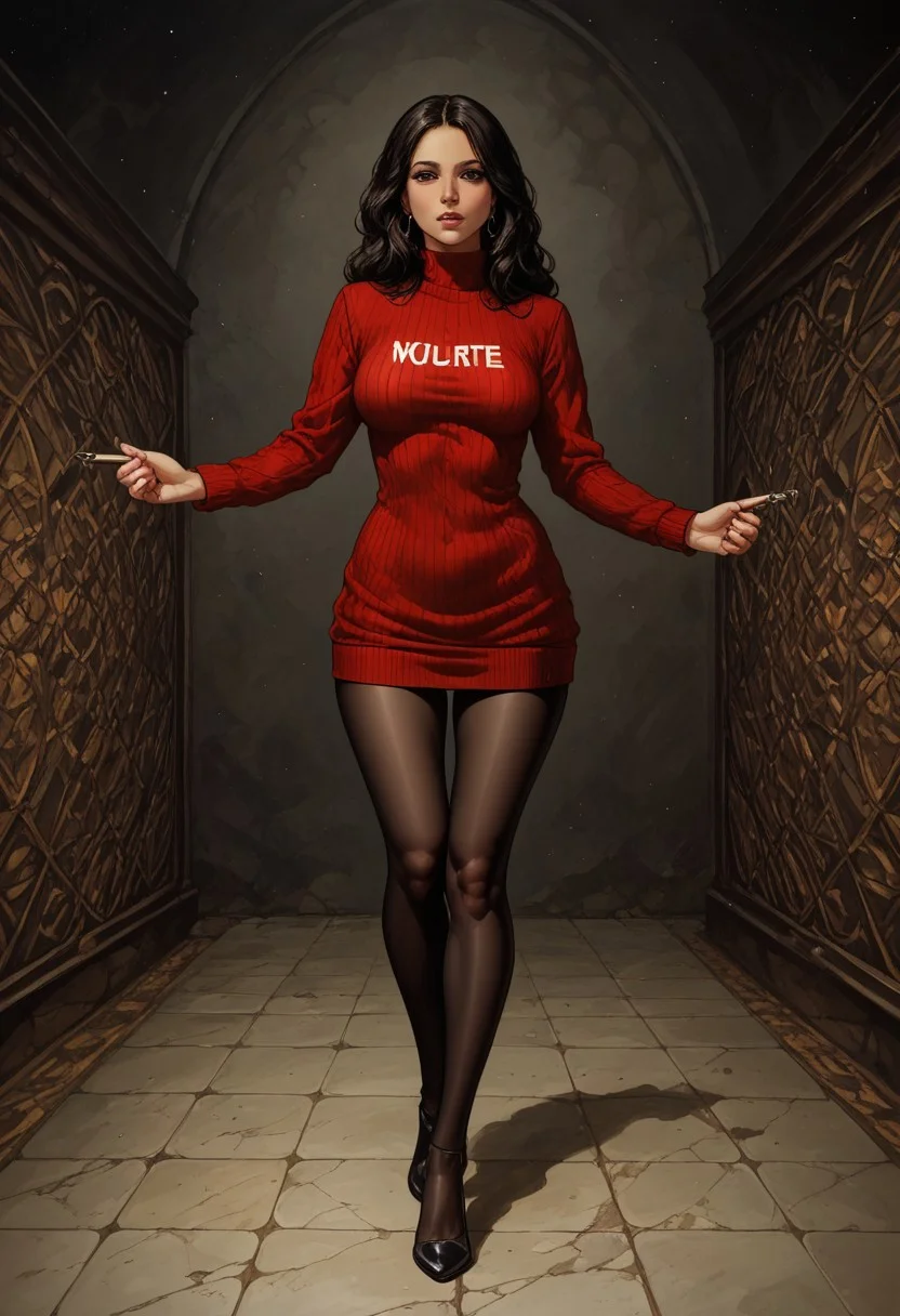 score_9, score_8_up, score_7_up, boris valejjo, oil painting, traditional media, BREAK,
1girl, 18year old ,girl at the club, full body shot, revealingoutfit, distressed tight as fucj sweater, indian, nice boobs, flashing, slutty as hell, leather miniskirt, black pantyhose, fine-face, realistic shaded, perfect body, fine details, night setting, <lora:age_slider_v2:1>, appealing, attractive, professional, perfect realistic skintexture, (
BREAK, , boris valejjo, Expressiveh, d4rk01l, sharp_LASCALAE, ultra sharp focus,, pureerosface_v1,4m4nd4