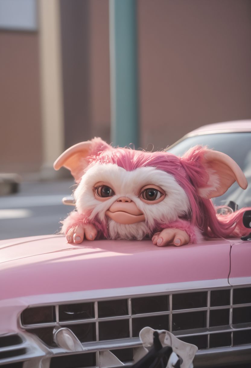 score_9, score_8_up, score_7_up,source_furry,#giz#, (gremling driving a pink convertible car toy , Hands the steering, wheel down, hair moving through speed  :1.0) , amazing world, vivid colors, detailed , portrait in street of city, ( ultrarealist photography :1.3)