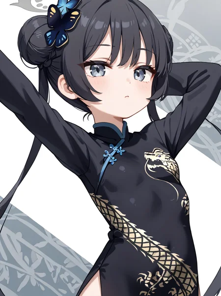 detailed background, shiny skin, rating safe,
<lora:kisaki.pony:1>,
kisaki,
long sleeves,
upper body,