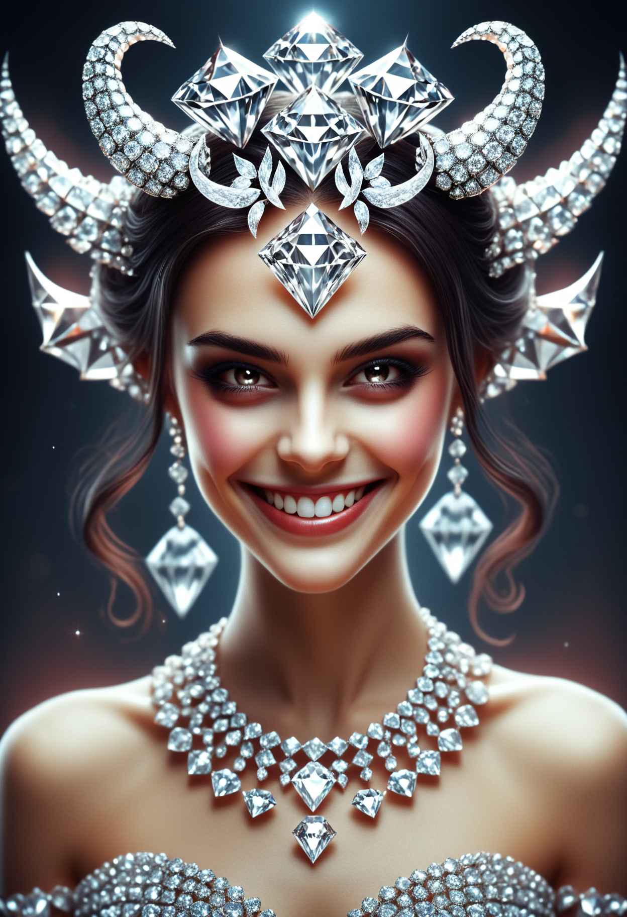 demons are a girl's best friend, smile, photo,
diamondMW, countless diamonds
