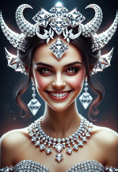 demons are a girl's best friend, smile, photo,
diamondMW, countless diamonds