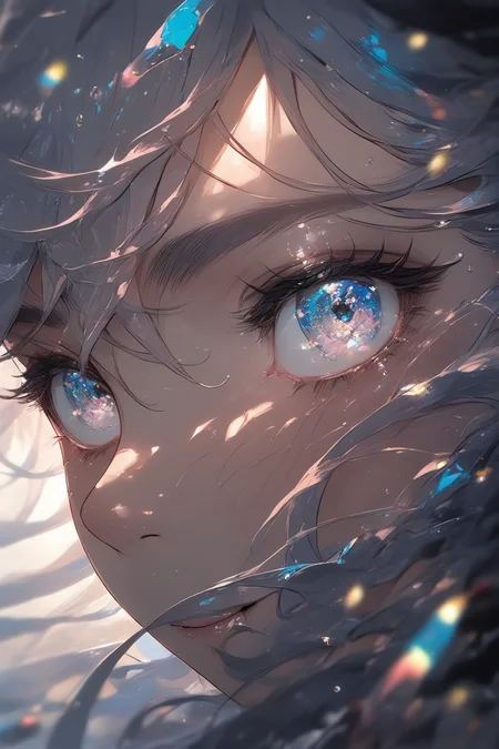 score_9, score_8_up, score_7_up, score_6_up, score_5_up, score_4_up, 1girl, cowboy shot, androgynous, green eyes, smile, dimples, BREAK colored hair, blue, pink, white, BREAK sinozick style, <lora:Sinozick_Style_XL_Pony:.7> <lora:mfcgXL:.2> <lora:detail_eyes:1>