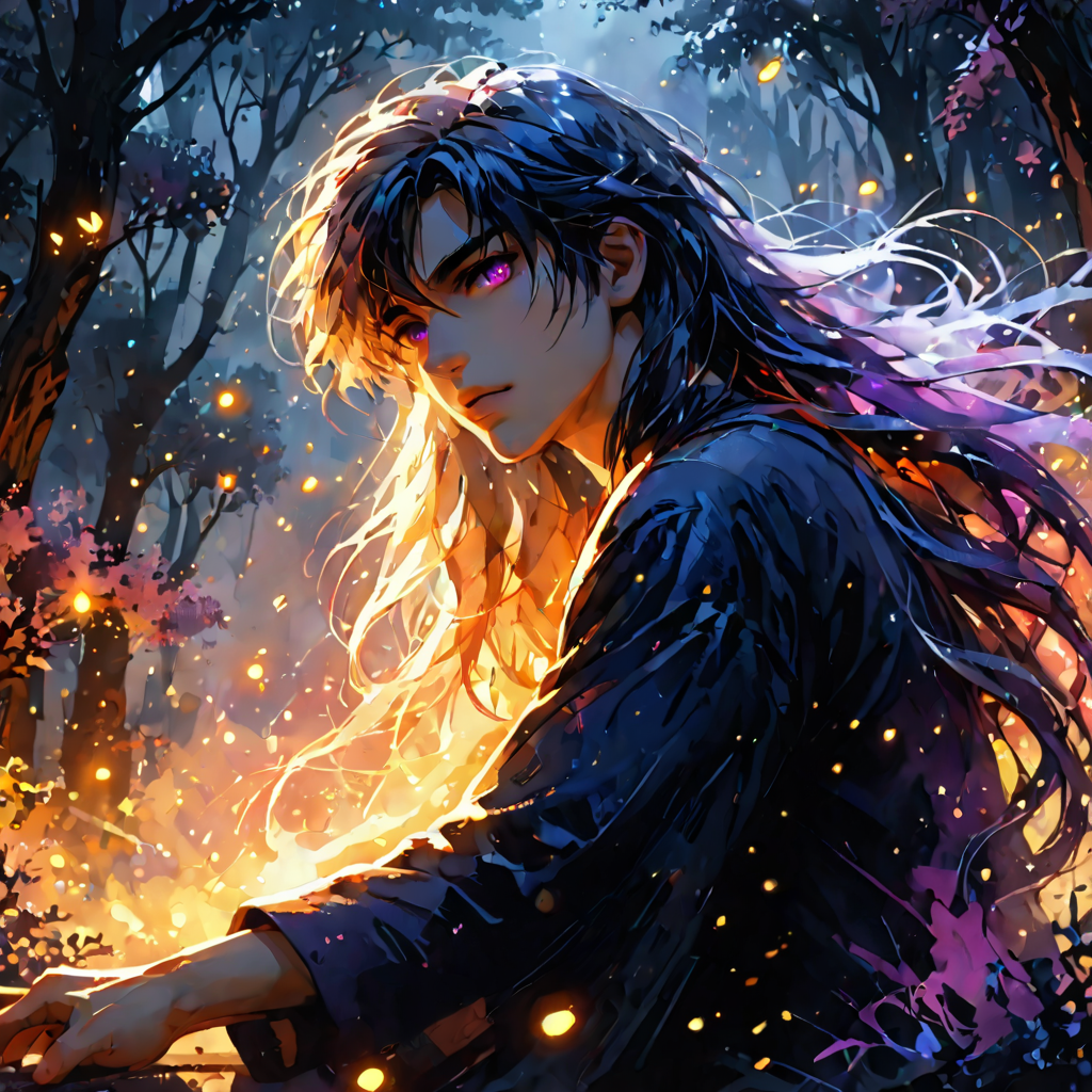 photograph watercolor, photorealism, realistic, raw photo, ethereal, magic, cinematic composition, masterpiece, best quality, etheral, motion lines, glowing, eyes that convey innocence and curiosity, geometric cut hair, lavender Very long hair, black eyes, beautifully lit, in a dimly lit nightclub, outdoors,  Zinna flowers, ebony blossom trees,, medium close-up, drumming on table  , hugging own legs, deep colors, vivid, colorful, fairy tale aethestics, magic, fireflies, cinematic composition, 1boy, man, male focus, solo, adult male, volumetric lighting, volumetric fogs, volumetric dusk, lots of volumetric smoke, haze, cinematic composition, wide angle, natural, style of Andreas Achenbach, vibrant, highly detailed, award-winning, professional, glow effect, bloom, edge color fringing, 50mm . cinematic 4k epic detailed 4k epic detailed photograph shot on kodak detailed cinematic hbo dark moody, 35mm photo, grainy, vignette, vintage, Kodachrome, Lomography, stained, highly detailed, found footage, cinematic photo watercolor, photorealism, realistic, raw photo, ethereal, magic, cinematic composition, masterpiece, best quality, etheral, motion lines, glowing, eyes that convey innocence and curiosity, geometric cut hair, lavender Very long hair, black eyes, beautifully lit, in a dimly lit nightclub, outdoors,  Zinna flowers, ebony blossom trees,, medium close-up, drumming on table  , hugging own legs, deep colors, vivid, colorful, fairy tale aethestics, magic, fireflies, cinematic composition, 1boy, man, male focus, solo, adult male, volumetric lighting, volumetric fogs, volumetric dusk, lots of volumetric smoke, haze, cinematic composition, wide angle, natural, style of Andreas Achenbach, vibrant, highly detailed, award-winning, professional, glow effect, bloom, edge color fringing . 35mm photograph, film, bokeh, professional, 4k, highly detailed, cinematic film still watercolor, photorealism, realistic, raw photo, ethereal, magic, cinematic composition, masterpiece, best quality, etheral, motion lines, glowing, eyes that convey innocence and curiosity, geometric cut hair, lavender Very long hair, black eyes, beautifully lit, in a dimly lit nightclub, outdoors,  Zinna flowers, ebony blossom trees,, medium close-up, drumming on table  , hugging own legs, deep colors, vivid, colorful, fairy tale aethestics, magic, fireflies, cinematic composition, 1boy, man, male focus, solo, adult male, volumetric lighting, volumetric fogs, volumetric dusk, lots of volumetric smoke, haze, cinematic composition, wide angle, natural, style of Andreas Achenbach, vibrant, highly detailed, award-winning, professional, glow effect, bloom, edge color fringing . shallow depth of field, vignette, highly detailed, high budget, bokeh, cinemascope, moody, epic, gorgeous, film grain, grainy, cinematic still watercolor, photorealism, realistic, raw photo, ethereal, magic, cinematic composition, masterpiece, best quality, etheral, motion lines, glowing, eyes that convey innocence and curiosity, geometric cut hair, lavender Very long hair, black eyes, beautifully lit, in a dimly lit nightclub, outdoors,  Zinna flowers, ebony blossom trees,, medium close-up, drumming on table  , hugging own legs, deep colors, vivid, colorful, fairy tale aethestics, magic, fireflies, cinematic composition, 1boy, man, male focus, solo, adult male, volumetric lighting, volumetric fogs, volumetric dusk, lots of volumetric smoke, haze, cinematic composition, wide angle, natural, style of Andreas Achenbach, vibrant, highly detailed, award-winning, professional, glow effect, bloom, edge color fringing . emotional, harmonious, vignette, highly detailed, high budget, bokeh, cinemascope, moody, epic, gorgeous, film grain, grainy, Volumetric Lighting, watercolor, photorealism, realistic, raw photo, ethereal, magic, cinematic composition, masterpiece, best quality, etheral, motion lines, glowing, eyes that convey innocence and curiosity, geometric cut hair, lavender Very long hair, black eyes, beautifully lit, in a dimly lit nightclub, outdoors,  Zinna flowers, ebony blossom trees,, medium close-up, drumming on table  , hugging own legs, deep colors, vivid, colorful, fairy tale aethestics, magic, fireflies, cinematic composition, 1boy, man, male focus, solo, adult male, volumetric lighting, volumetric fogs, volumetric dusk, lots of volumetric smoke, haze, cinematic composition, wide angle, natural, style of Andreas Achenbach, vibrant, highly detailed, award-winning, professional, glow effect, bloom, edge color fringing, light depth, dramatic atmospheric lighting, Volumetric Lighting, watercolor, photorealism, realistic, raw photo, ethereal, magic, cinematic composition, masterpiece, best quality, etheral, motion lines, glowing, eyes that convey innocence and curiosity, geometric cut hair, lavender Very long hair, black eyes, beautifully lit, in a dimly lit nightclub, outdoors, Zinna flowers, ebony blossom trees,, medium close-up, drumming on table, hugging own legs, deep colors, vivid, colorful, fairy tale aethestics, magic, fireflies, cinematic composition, 1boy, man, male focus, solo, adult male, volumetric lighting, volumetric fogs, volumetric dusk, lots of volumetric smoke, haze, cinematic composition, wide angle, natural, style of Andreas Achenbach, vibrant, highly detailed, award-winning, professional, glow effect, bloom, edge color fringing, grand fine detail, very inspirational, beautiful, symmetry, clear, aesthetic, great artistic, luxury, perfect intricate, elegant, dramatic ambient light, excellent atmosphere, spectacular, epic, creative, positive