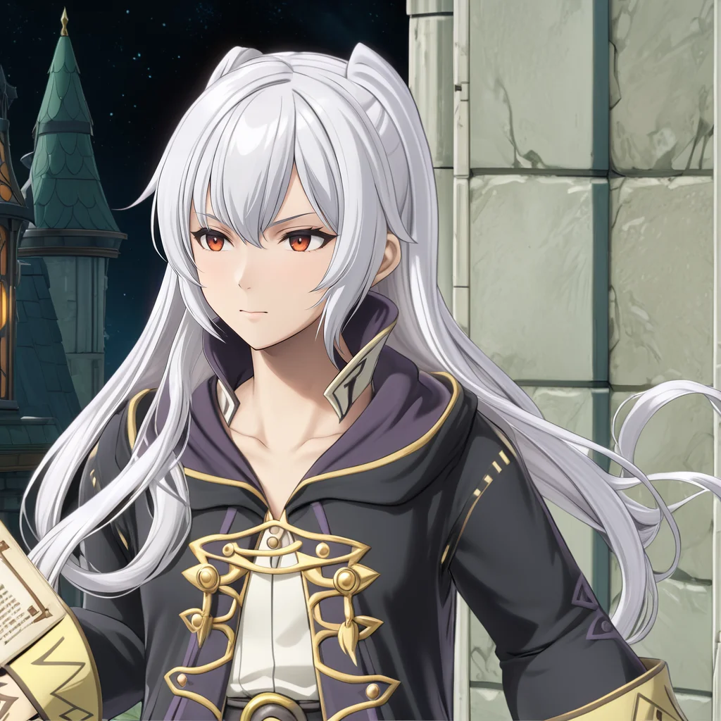 RobinFEXL, 1boy 1girl, white hair, wizard, , (anime, masterpiece, intricate:1.3), (best quality, hires textures, high detail:1.2), (4k),(incredibly detailed:1.4),UHD, 8K, ultra detailed <lora:RobinFEXL:.9>