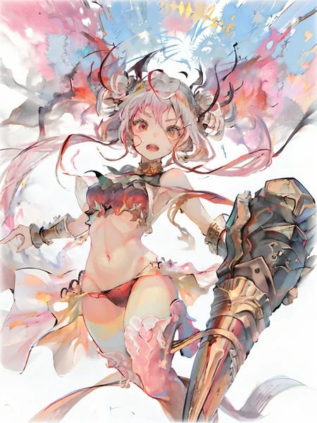 best quality, high quality,high detailed,1girl, full body, simple background, <lora:memento:1>