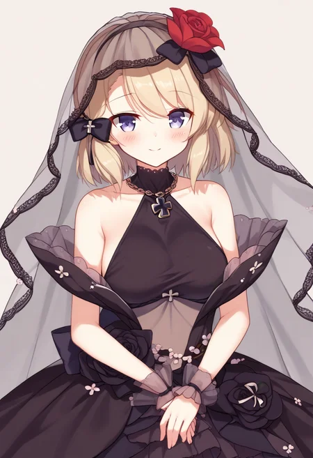 <lora:z23_XL_pony_bf16_v1:1> 1girl, z23 \(azur lane\),wedding dress,, BREAK score_9, score_8_up, score_7_up, BREAK source_anime, best quality, masterpiece, uncensored,<lora:sdxl_lightning_4step_lora:1>(clear eyes:1.2),zPDXLpg,rating_explicit,(4 finger:0.5),